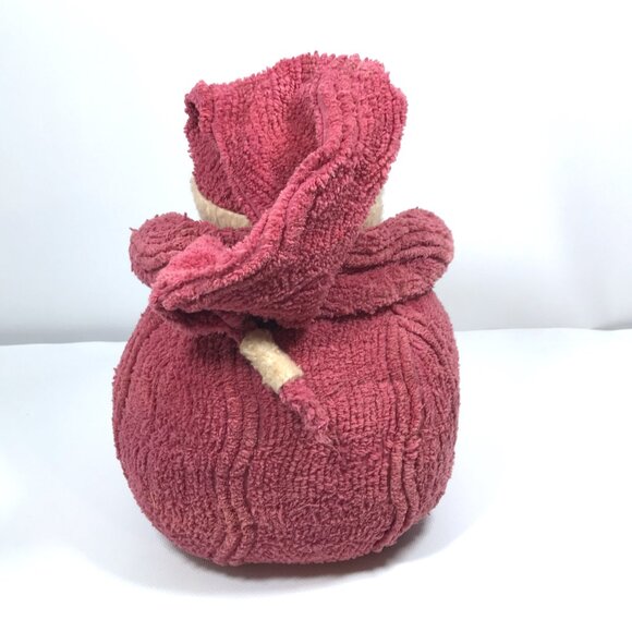 Vintage Rustic Santa Red Chenille Christmas Display, Ozark Mountain Crafts - Picture 5 of 7